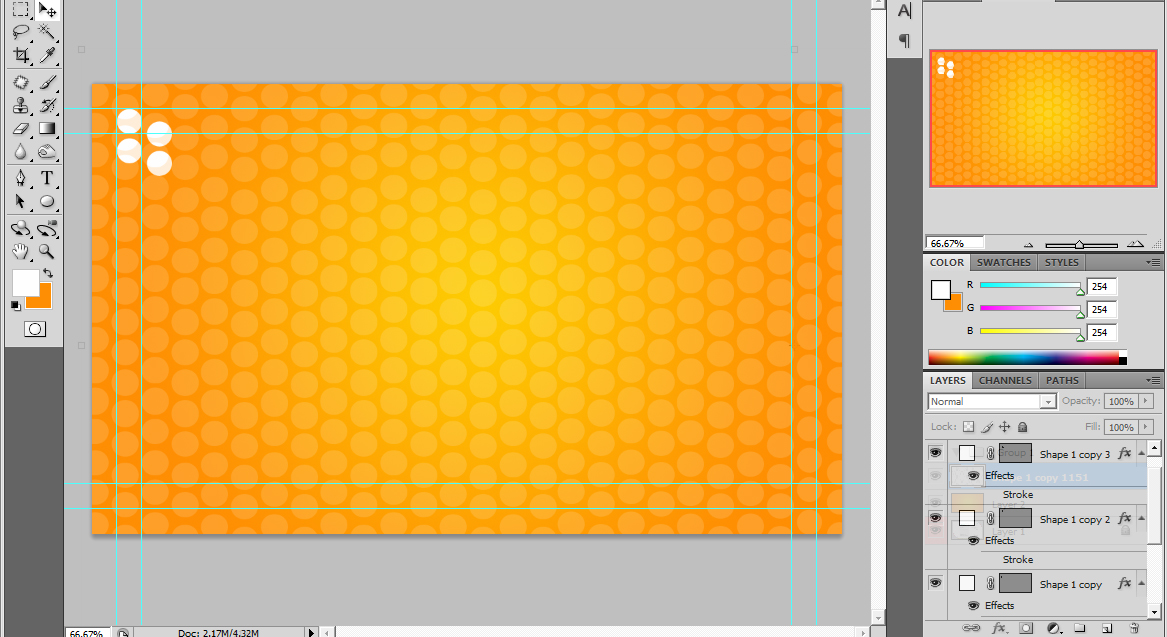 Merge layers photoshop-business-card-tutorial-04