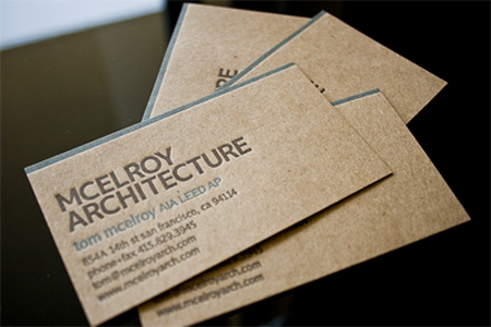 Business Card for: McElroy Architecture business-cards-17