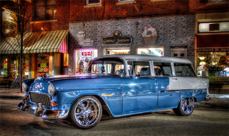 1955 chevy station wagon hdr
