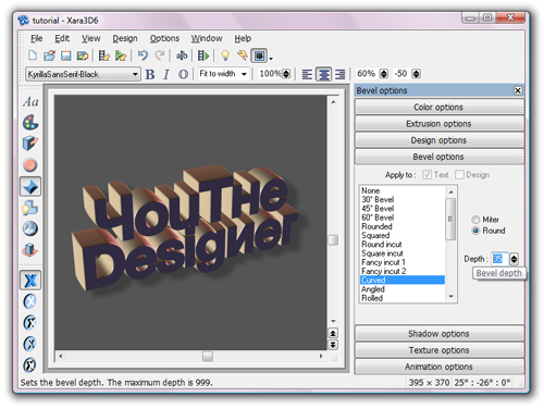 Xara3D Text Tutorial 06 xara-3d-tutorial-06