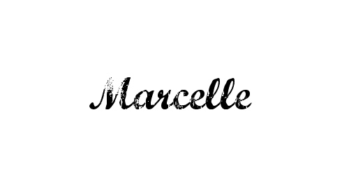 Marcelle font