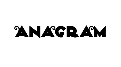 Anagram font