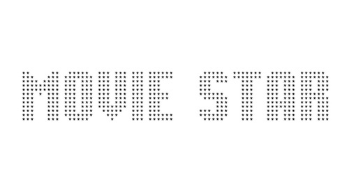 Movie Star font
