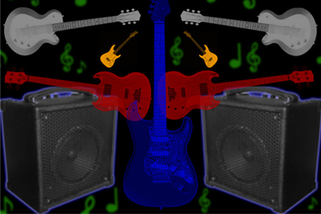 Cool Guitar Brushes music-photoshop-brushes-09-Cool-Guitar-Brushes