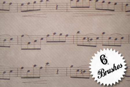 Sheet Music Brush Pack music-photoshop-brushes-21-Sheet-Music-Brush-Pack