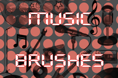 Music Brushes music-photoshop-brushes-23-Music-Brushes