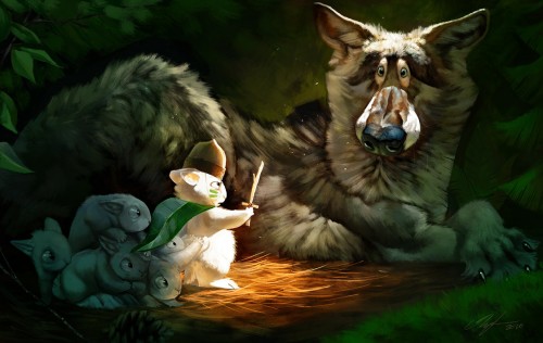 - 40 Adorable Digital Paintings of Animals (and Other Cute Creatures) - 40 Adorable Digital Paintings of Animals (and Other Cute Creatures)