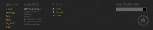 Cool Footer Design by Epic cool-footer-design-09-epic.net
