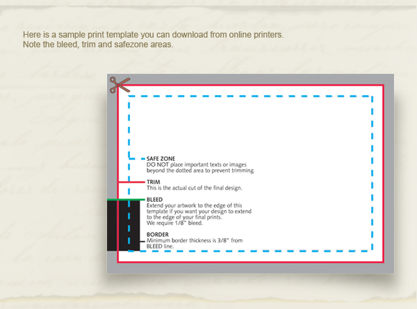 A Sample File Template from UPrinting business-card-printing-file-template-sample
