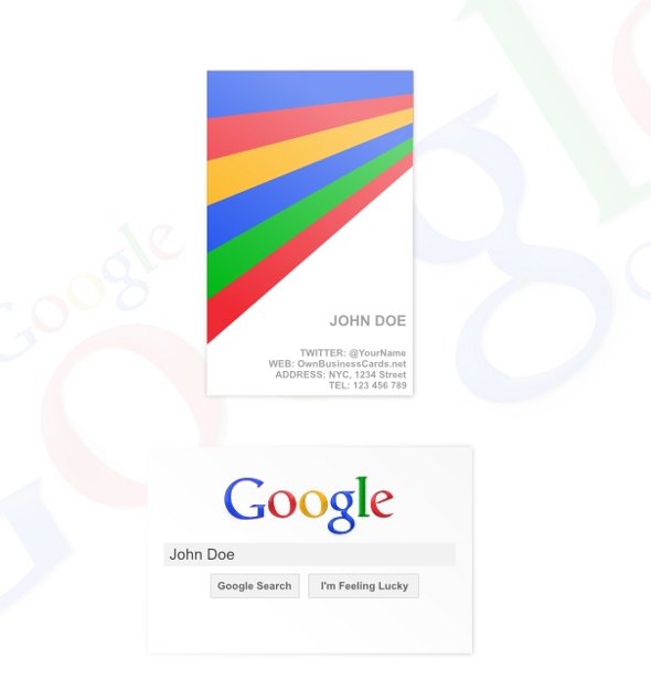 Google Business Card