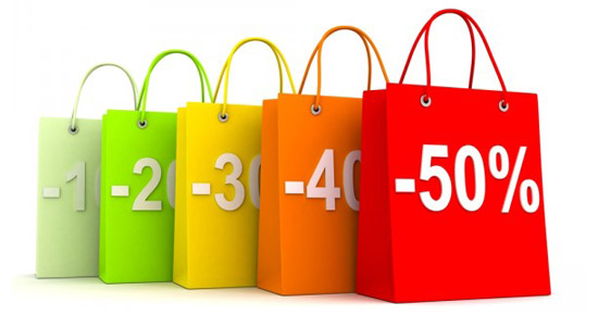 sales with increasing discounts