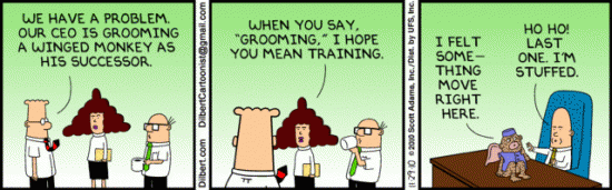 Dilbert Successor Grooming
