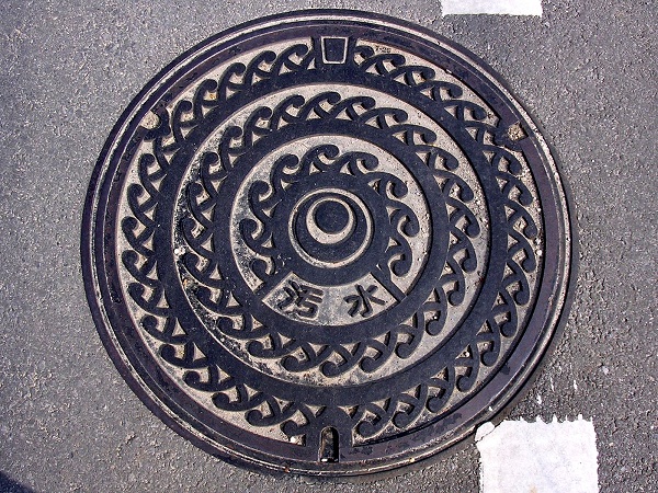 Japanese Manhole Design, documented by MRSY via YouTheDesigner.com