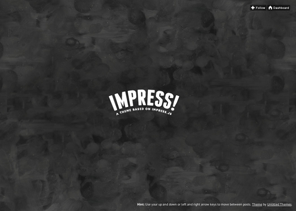 Tumblr Theme 04 by Andrew Stichbury via YouTheDesigner.com