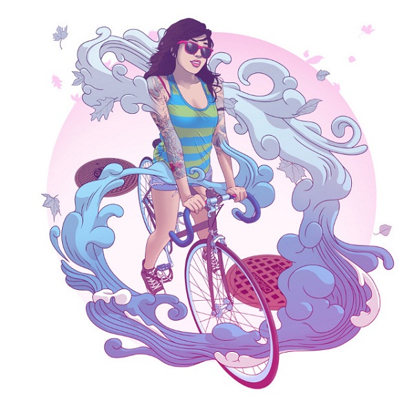 Illustration 01 by Francis Kmiecik via YouTheDesigner.com