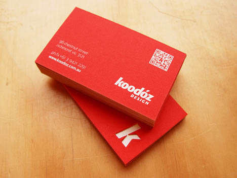 Koodoz business card via YouTheDesigner Koodoz business card