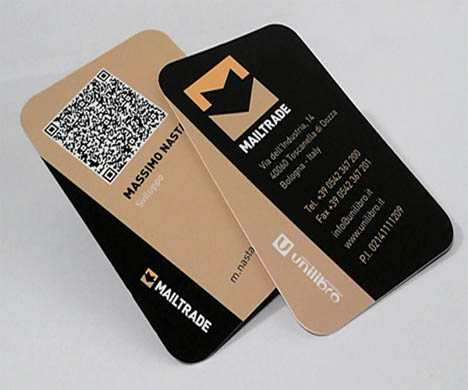 Mailtrade business card via YouTheDesigner Mailtrade business card