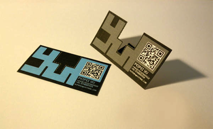 Peipei Yu's business card via YouTheDesigner Peipei Yu's business card