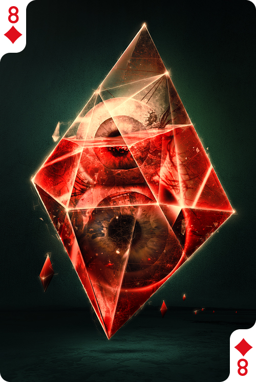 Eight of Diamonds by Valp