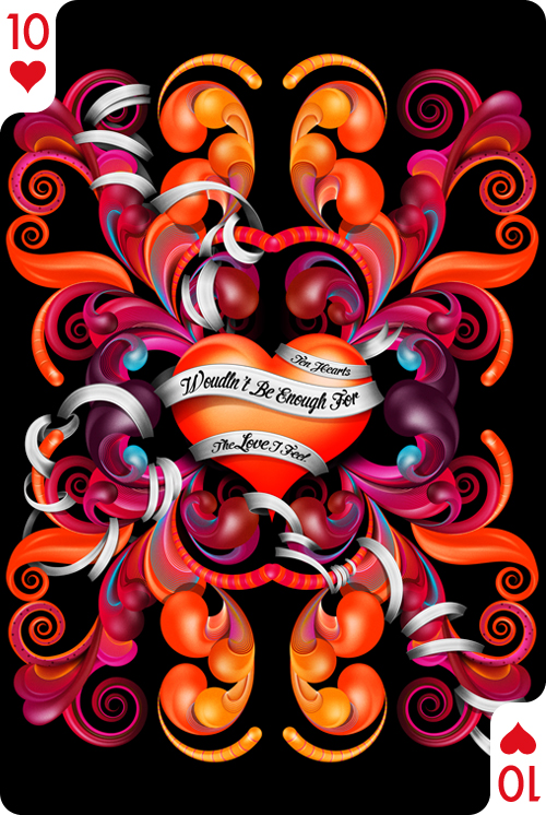 Ten of Hearts by Adhemas Batista