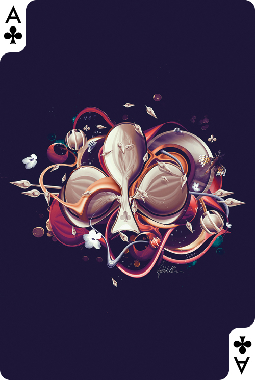 Ace of Clubs by David Delin