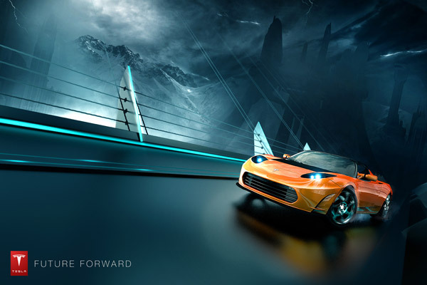 Tesla Future Forward by Marcin Stryczek