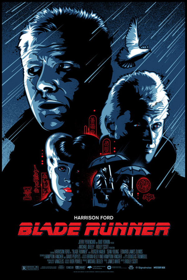 Blade Runner Poster by James White