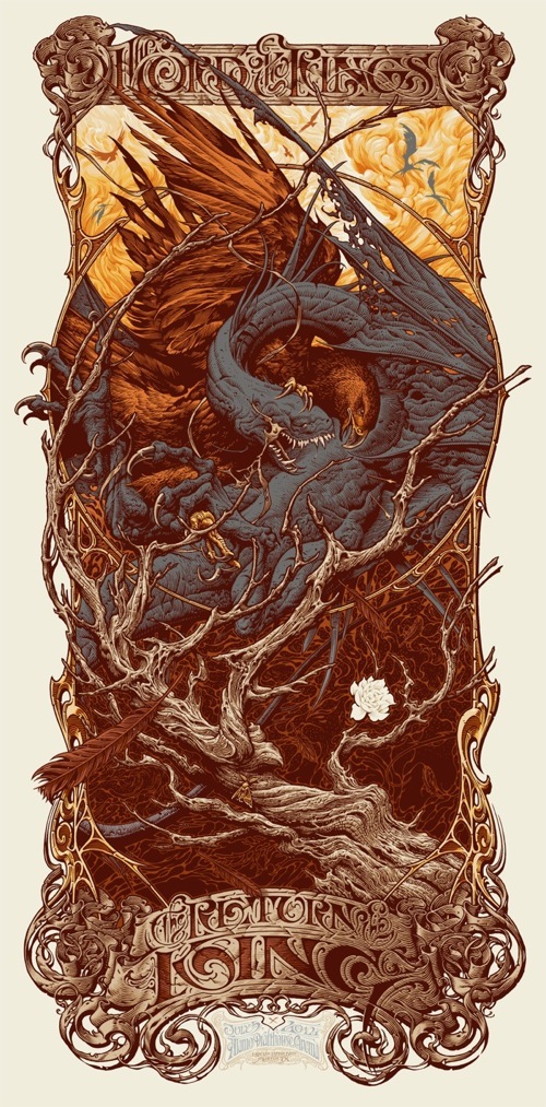 Aaron Horkey’s new poster for LOTR: The Return of the King