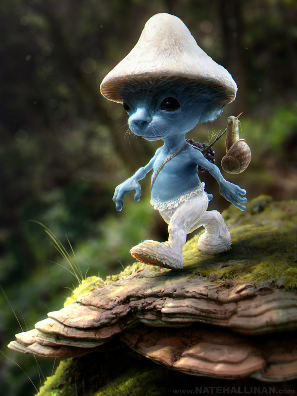 Smurf Sighting by Nate Hallinan