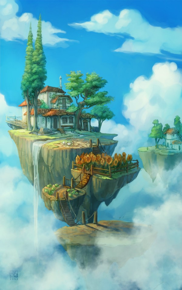 Float Islands by DawnElaineDarkwood