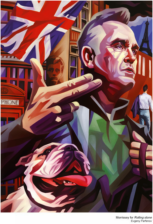 Illustrations for Rolling Stone and Interview by Evgeny Parfenov