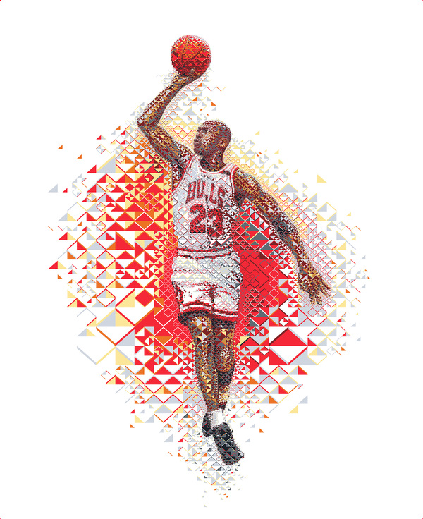 Michael Jordan by Charis Tsevis