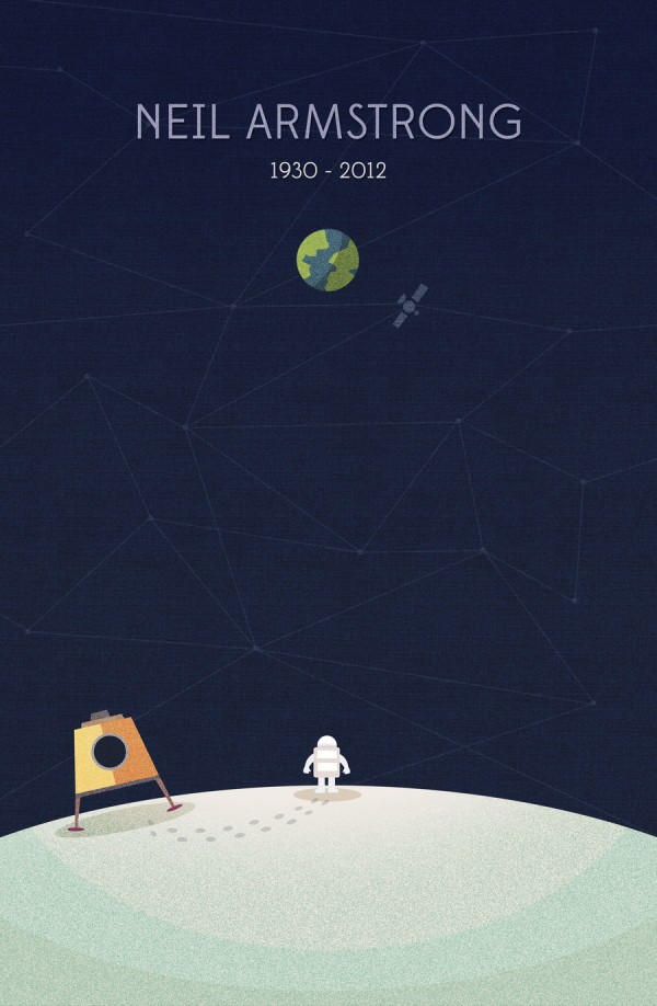 Farewell, Neil Armstrong by flyingblind