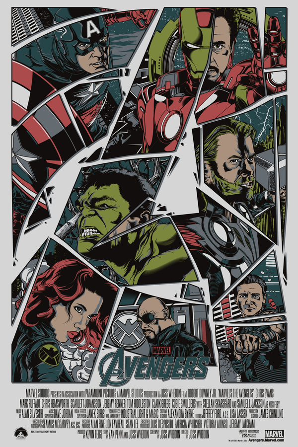 Avengers Poster by Anthony Petrie