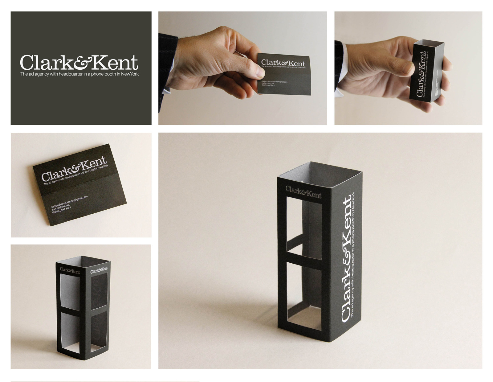 Clark&Kent: Phone Booth Business Card