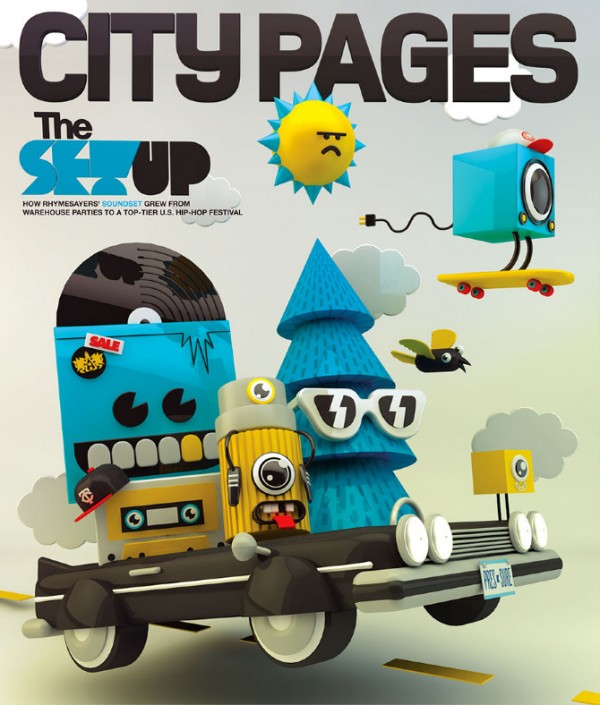 Cover illustration for the May 23rd issue of City Pages magazine