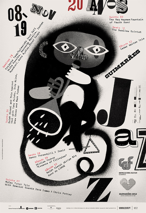 GUIMARÃES JAZZ 2011 POSTERS by Atelier Martino&Jaña