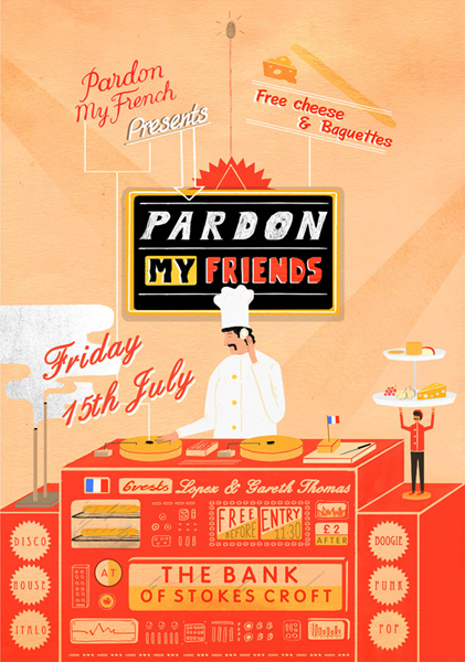 Pardon My Friends by Jack Hudson