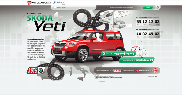 Szkola Auto Web Design by Pawel Rebisz