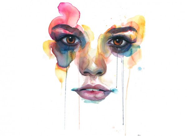 Watercolor art by Marion Bolognesi