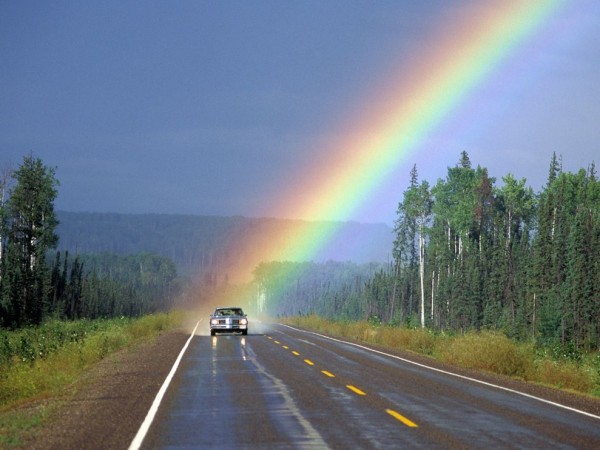 Rainbow Car by Paul Nicklen