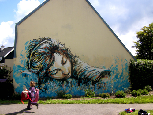 Wall art by Alice Pasquini