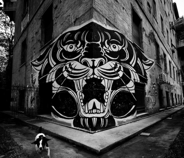 JB Rock's artwork in Rome