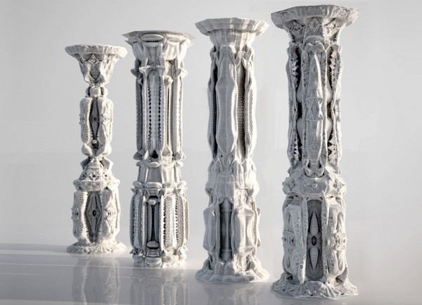 Ornamental Columns by Michael Hansmeyer