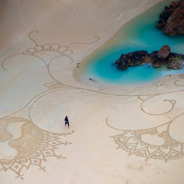 Beach Art by Andres Amador