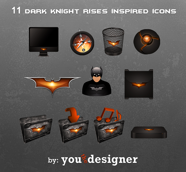 11 Dark Knight Rises Inspired Icons via YouTheDesigner