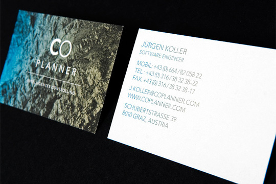 CoPlanner Corporate Branding - Business Cards