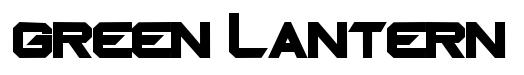 Green Lantern Font
