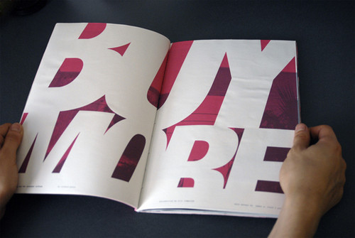 Minimalist Catalog Design via Denbagus blog