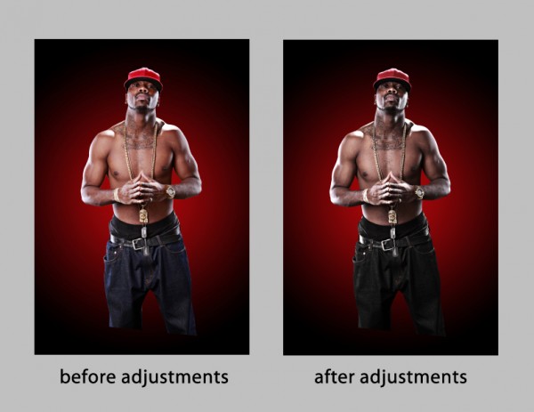 Before and After adjustments